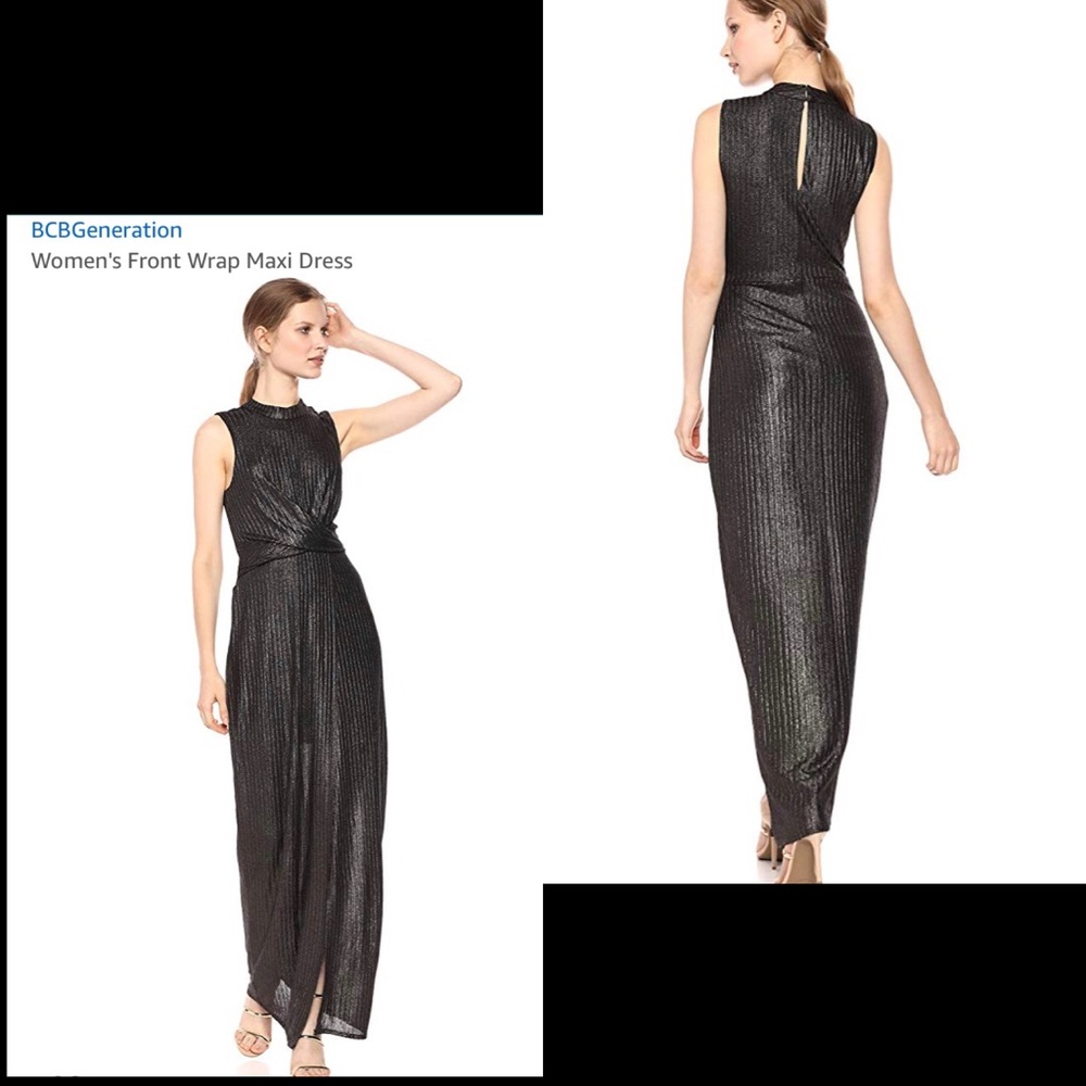 NWT BCBGeneration Front Wrap Maxi Dress - SMALL